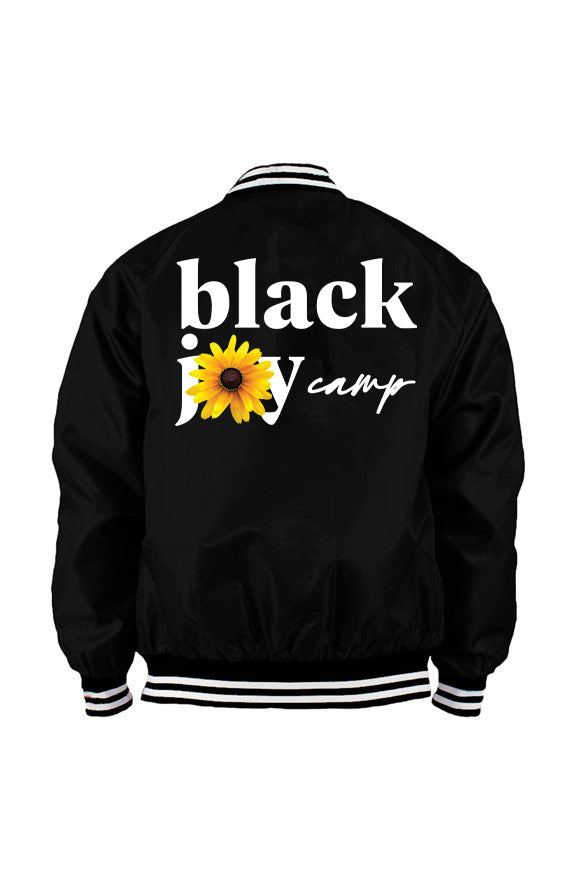 BWNC Black Joy Camp Varsity Bomber Jacket